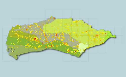 Glow-worm map