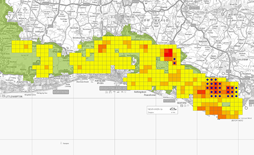 Silver-spotted Skipper Map